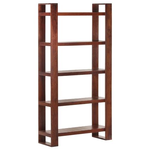 Book Cabinet Honey Brown 33.1"x11.8"x35.4" Solid Acacia Wood