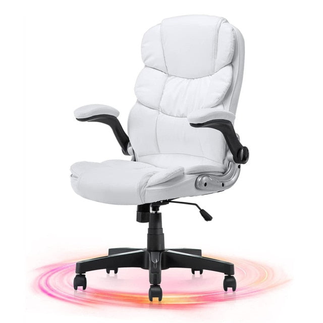 Yamasoro High-Back boss office Chair Gaming Chair Executive ergonomic leather chairs rocking swivel chair computer armchair